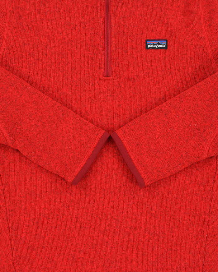 Vintage Patagonia Women's Quarter-Zip Pullover Fleece - S