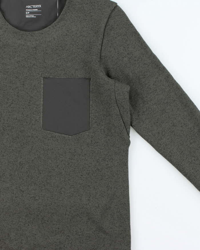 Arc'teryx Women's Khaki Covert Polartec Fleece Sweatshirt - S
