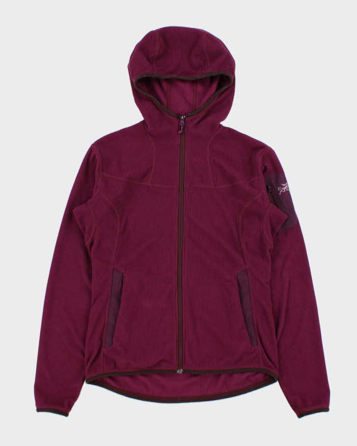 Vintage Y2K 00s Arc'teryx Women's Covert Polartec Full-Zip Hooded Fleece - M