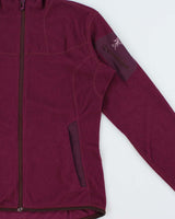 Vintage Y2K 00s Arc'teryx Women's Covert Polartec Full-Zip Hooded Fleece - M