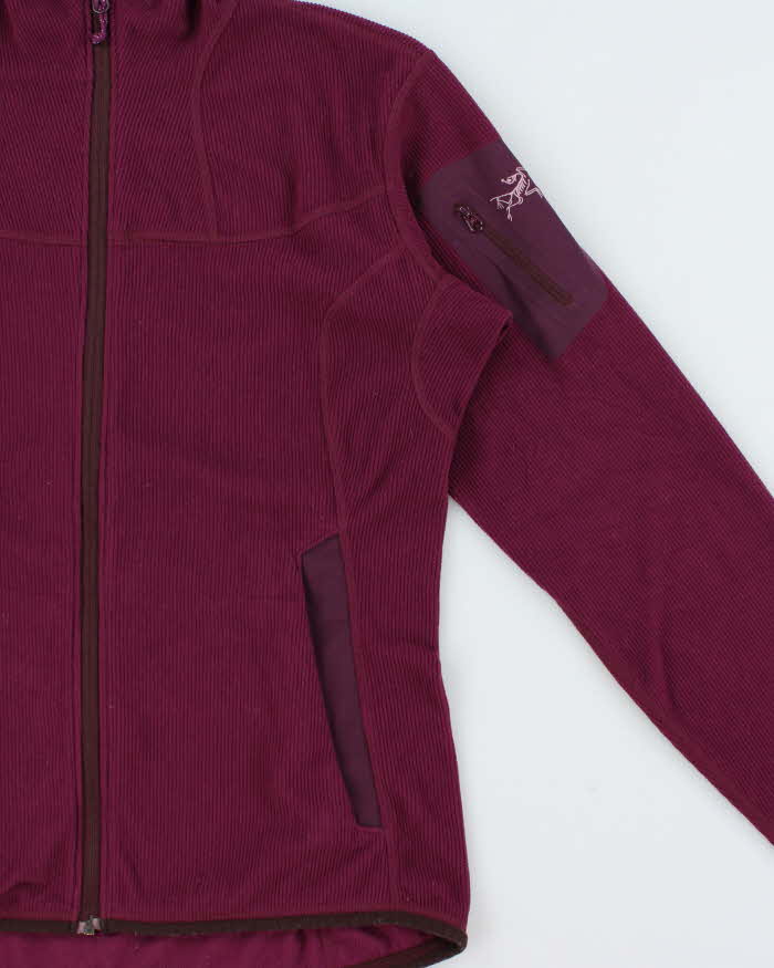 Vintage Y2K 00s Arc'teryx Women's Covert Polartec Full-Zip Hooded Fleece - M