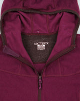 Vintage Y2K 00s Arc'teryx Women's Covert Polartec Full-Zip Hooded Fleece - M