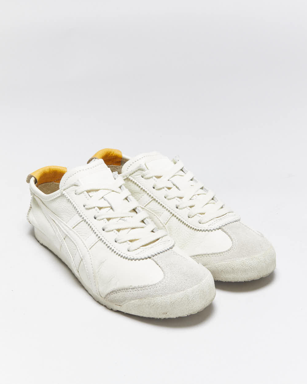 2021 Onitsuka Tiger Mexico 66 Grain Calfskin Leather Trainers - UK4.5