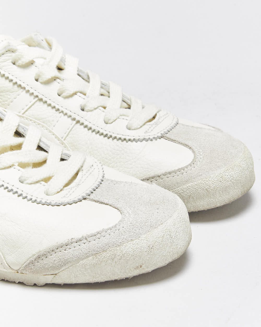 2021 Onitsuka Tiger Mexico 66 Grain Calfskin Leather Trainers - UK4.5
