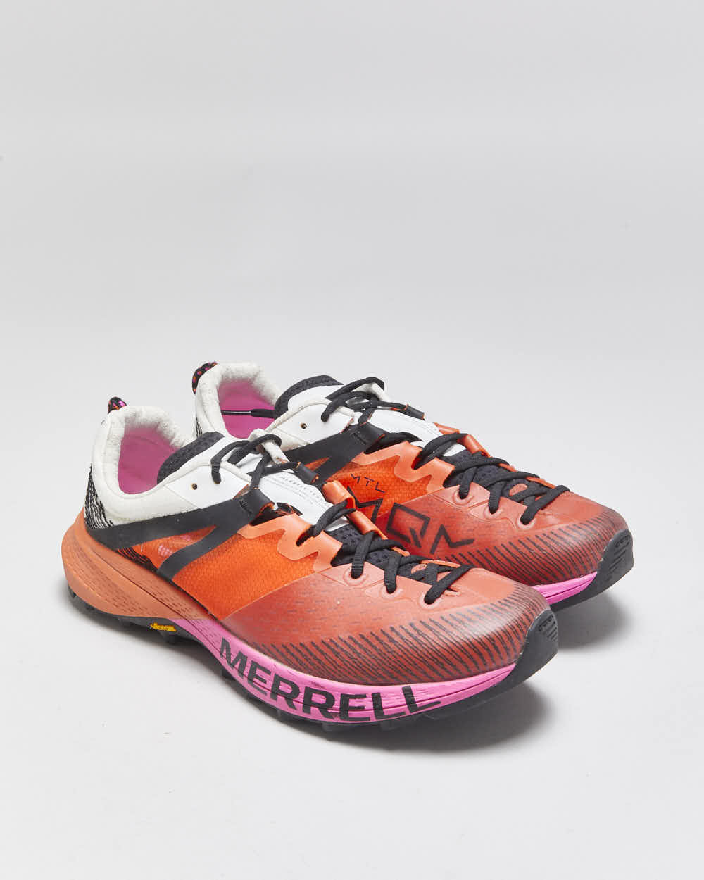 2023 Merrell MTL MQM Orange/Rose Vibram Women's Trail Running Trainers - UK6