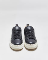 Chloe Women's Black Lauren Calfskin Leather Lace-Up Low Top Trainers - UK5