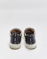 Chloe Women's Black Lauren Calfskin Leather Lace-Up Low Top Trainers - UK5