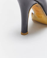 Vintage Y2K 00s Gucci Women's 'Nightfall Diva' Black Patent Leather Rubber Sole Pumps - UK4.5