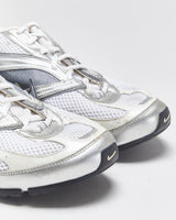 Vintage 2009 Nike Women's Shox Reveal 3 White/Sparkle Silver Trainers - UK7.5