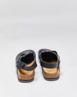 Birkenstock Women's Black Natural Leather Tokio Super Grip Sandals  - UK7.5