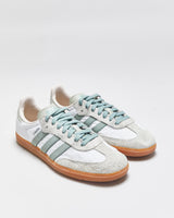 2023 Adidas Samba OG 'White / Silver Green' Trainers - UK7