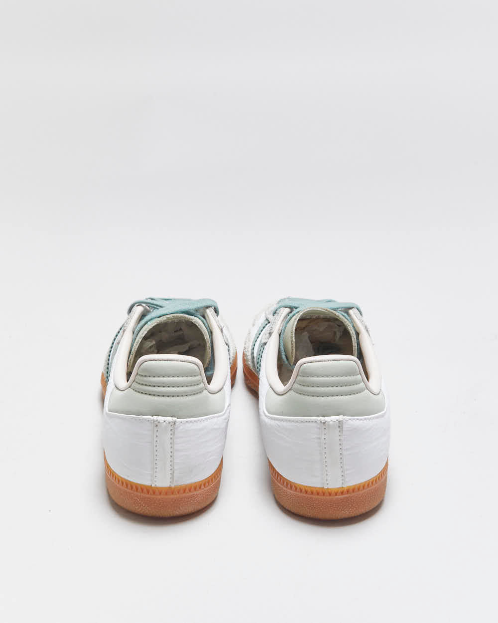 2023 Adidas Samba OG 'White / Silver Green' Trainers - UK7