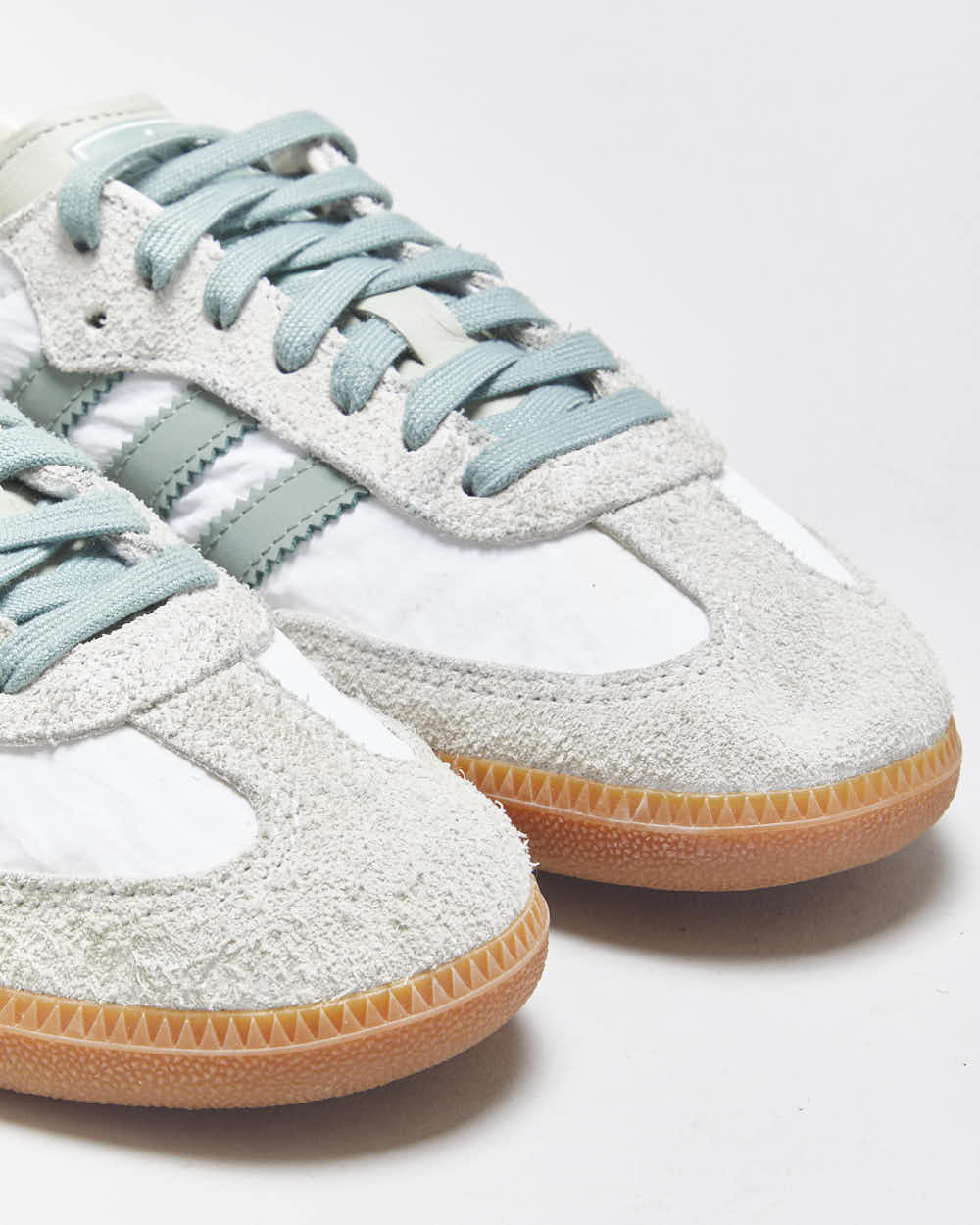 2023 Adidas Samba OG 'White / Silver Green' Trainers - UK7