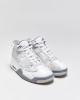 2022 Nike Air Jordan Dub Zero GS 'Laser White/Cool Grey' Trainers - UK4