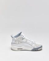 2022 Nike Air Jordan Dub Zero GS 'Laser White/Cool Grey' Trainers - UK4