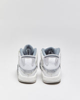 2022 Nike Air Jordan Dub Zero GS 'Laser White/Cool Grey' Trainers - UK4