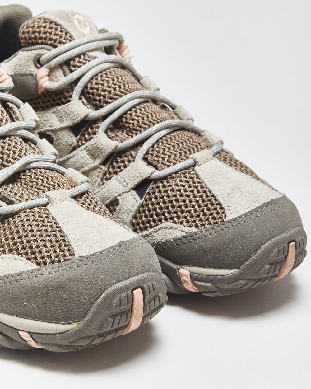 DS 2019 Merrell Women's Alverstone 'Peach/Brown' Suede Gore-Tex Trail Running Hiking Trainers - UK5.5
