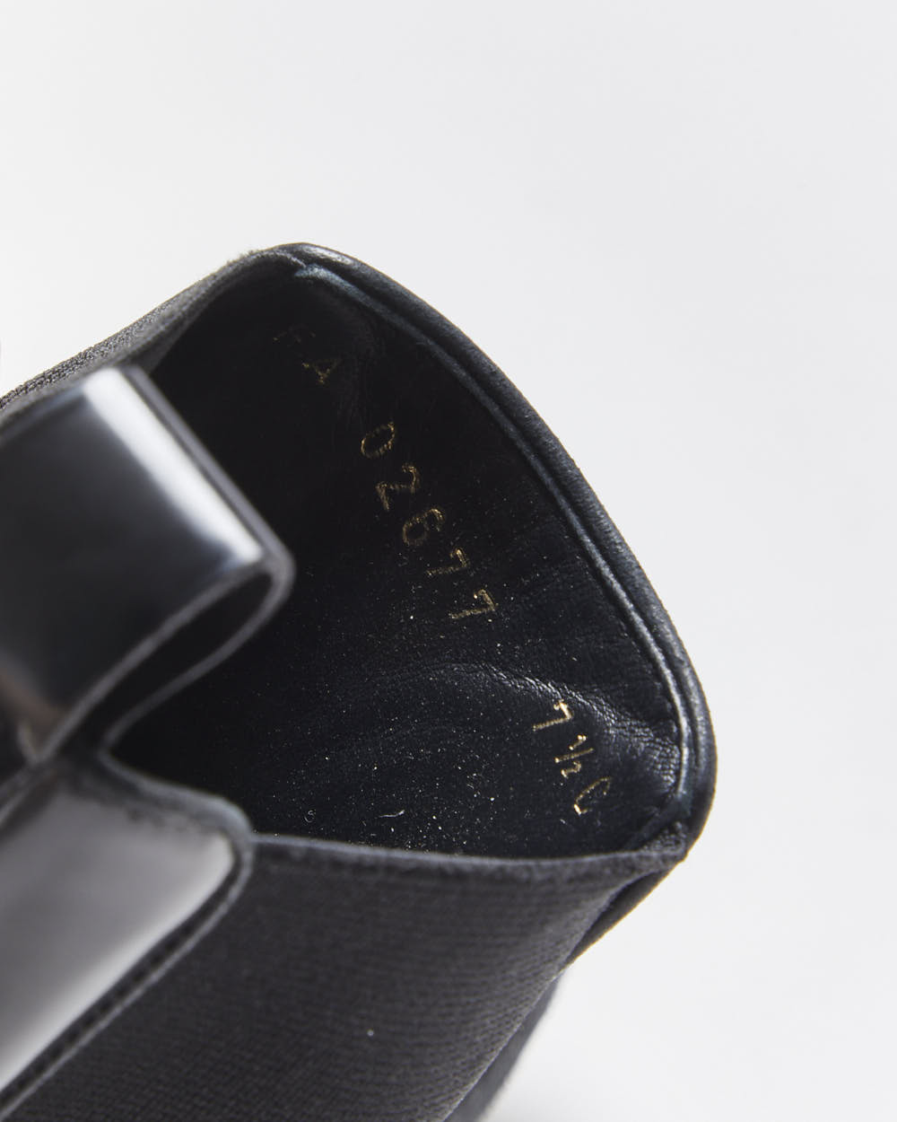 Salvatore Ferragamo Women's Varsi Black Patent Leather Chelsea Boots - UK5.5