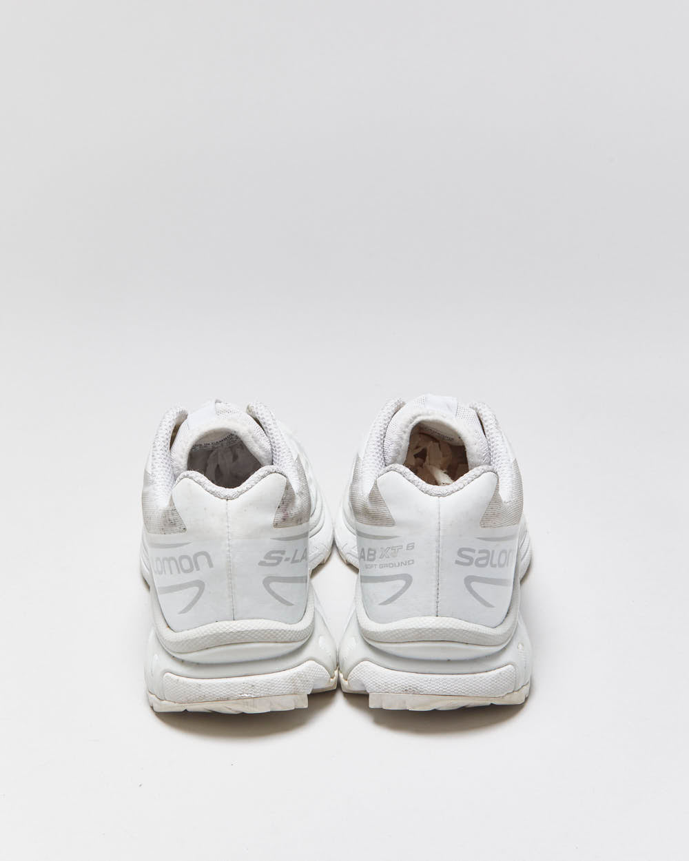 2022 Salomon XT6 S-Lab Women's White/White/Lunar Rock Trainers - UK4.5