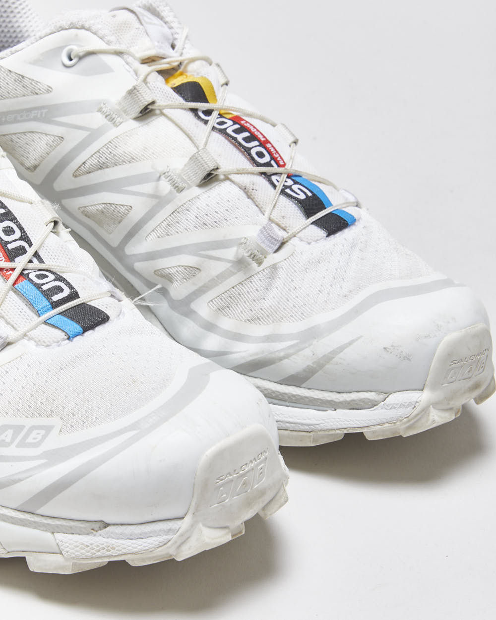 2022 Salomon XT6 S-Lab Women's White/White/Lunar Rock Trainers - UK4.5