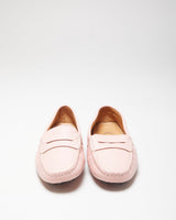 Tod's Women's Baby Pink Gommino Leather Driving Loafers - UK5