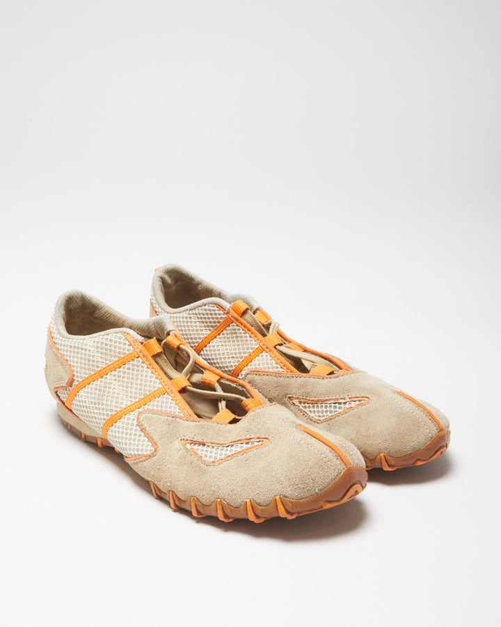 Vintage Y2K 00s Diesel Women's Suede 'Tongueless' Sport Trainers - UK6