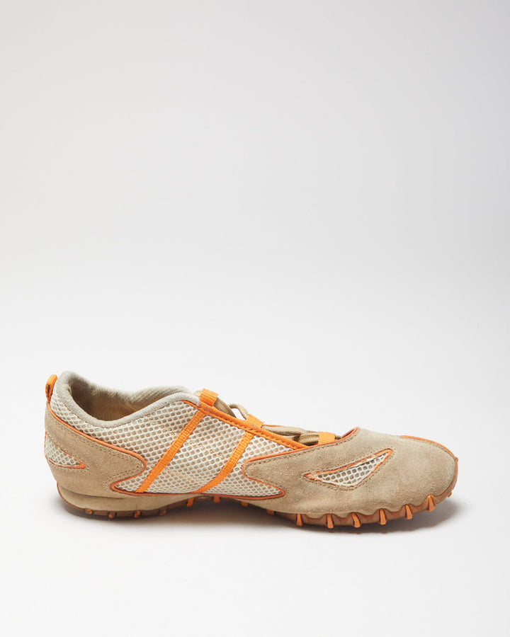Vintage Y2K 00s Diesel Women's Suede 'Tongueless' Sport Trainers - UK6
