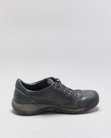 Keen Presidio II Women's Black Leather Hiking Shoes - UK7