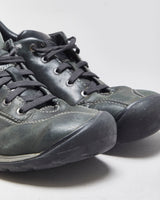 Keen Presidio II Women's Black Leather Hiking Shoes - UK7