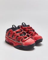 Osiris D3 2001 Women's Red Leather Arctic Camo Skate Shoes - UK4