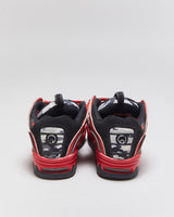 Osiris D3 2001 Women's Red Leather Arctic Camo Skate Shoes - UK4