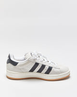 2025 Adidas Originals Campus 00s J Women's Grey/White Suede Skater Trainers - UK6