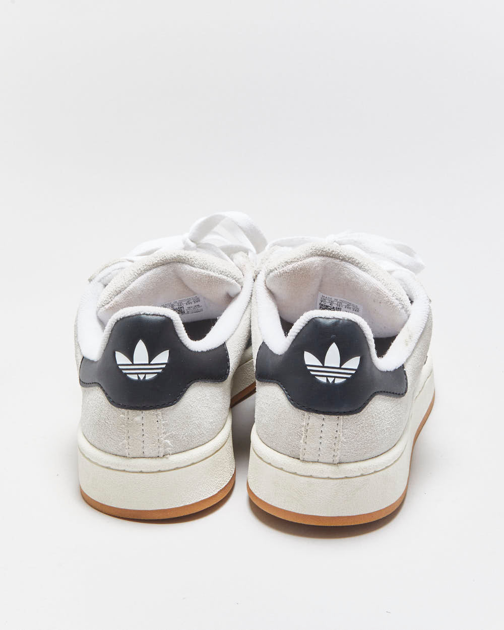 2025 Adidas Originals Campus 00s J Women's Grey/White Suede Skater Trainers - UK6