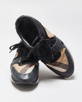 Burberry Women's Leather Nova Check 'Damen' Trainers - UK3