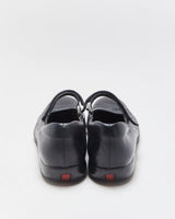 Vintage Y2K 00s Prada Sport Women's Black Leather Square Toe Mary Janes - UK3