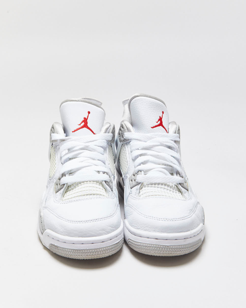 2021 Nike Air Jordan 4 Retro GS 'White Oreo' Women's Trainers - UK5.5