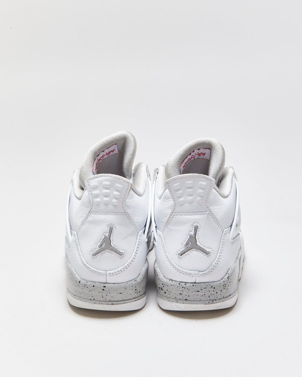 2021 Nike Air Jordan 4 Retro GS 'White Oreo' Women's Trainers - UK5.5