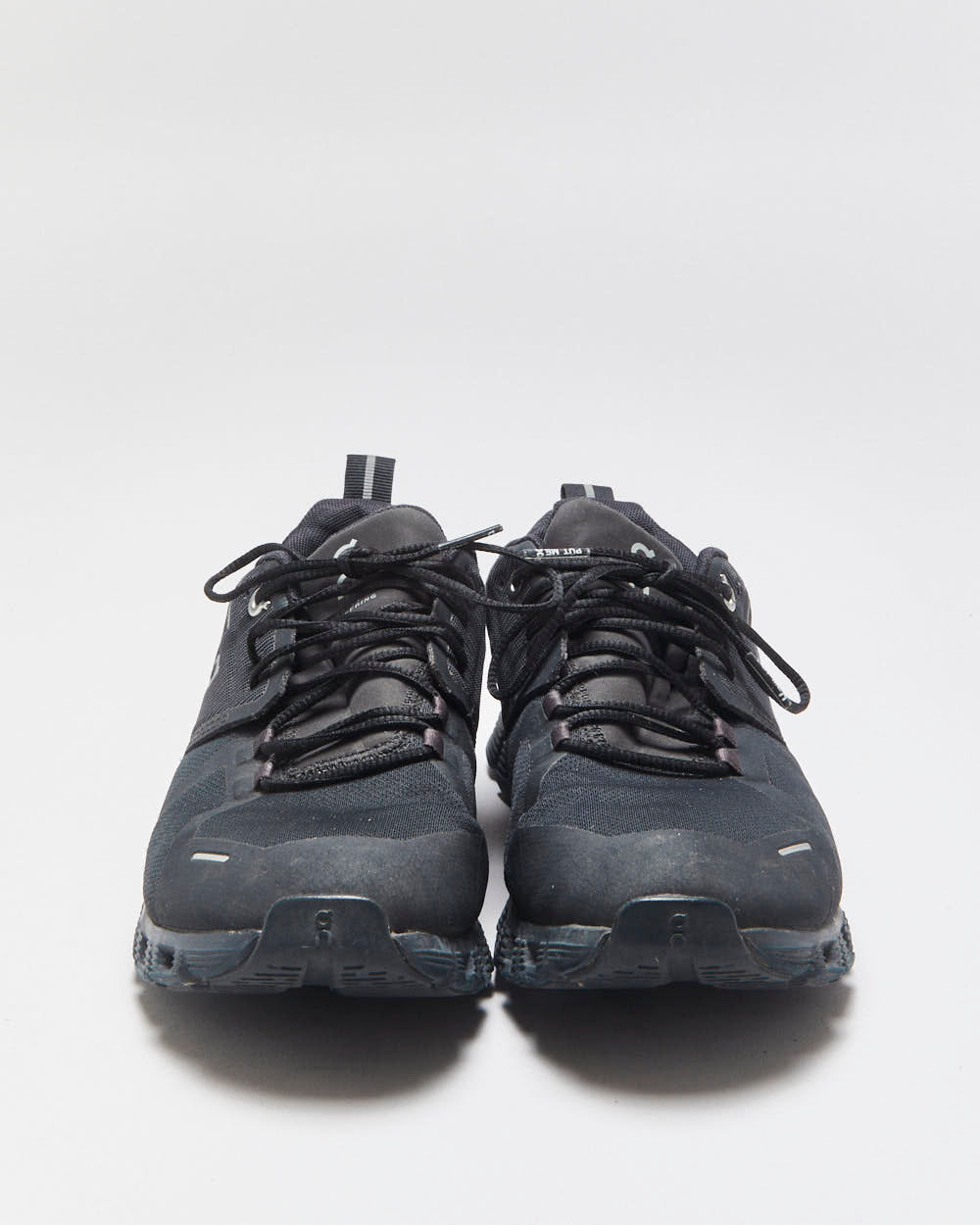 ON Cloud 5 All Black Women's Low-Top Waterproof Running Trainers - UK9