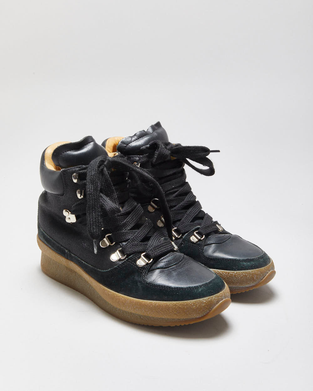 Isabel Marant Etoile Women's 'Brent' Wedge Hiking Boots - UK6
