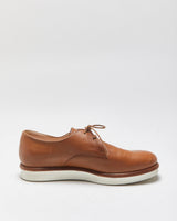 Tod's Tan Brown Leather Women's Comfort Sole Lace-Up Oxford Shoes - UK5