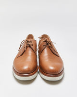 Tod's Tan Brown Leather Women's Comfort Sole Lace-Up Oxford Shoes - UK5