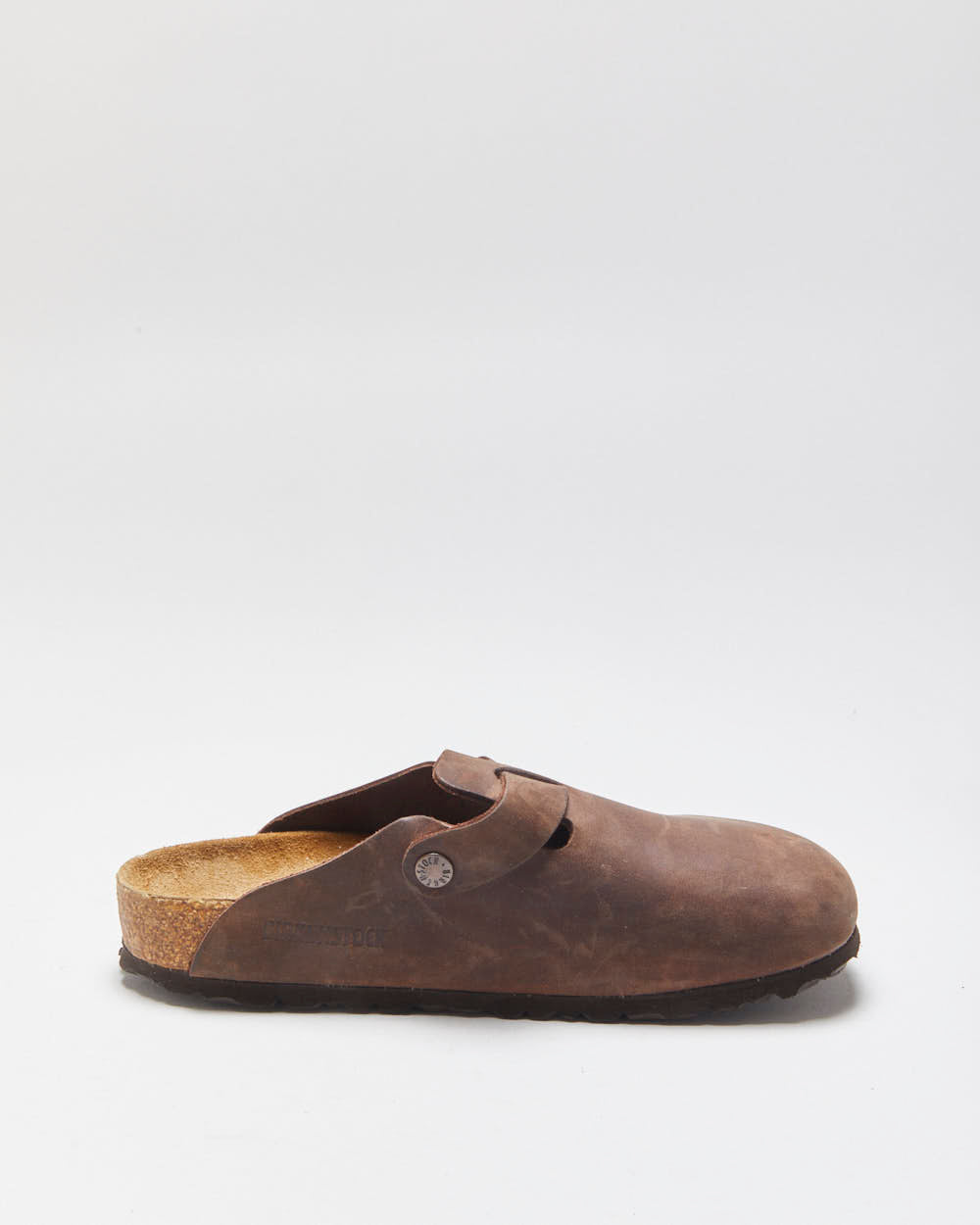 Birkenstock Habana Oiled Nubuck Leather Boston Clog Sandals - UK5