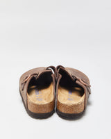 Birkenstock Habana Oiled Nubuck Leather Boston Clog Sandals - UK5