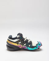 DS 2025 Salomon SPEEDCROSS 6 Gore-Tex Waterfall/Yellow/Black Women's Trail Running Trainers - UK5.5