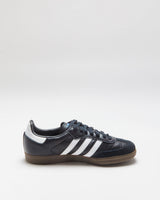 DS Adidas Samba Black Leather Trainers - UK6