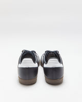 DS Adidas Samba Black Leather Trainers - UK6