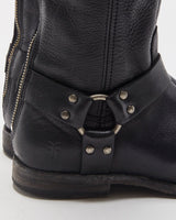 Vintage Frye Philip Harness Women's Grained Leather Knee High Riding Boots - UK6.5
