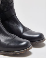 Vintage Frye Philip Harness Women's Grained Leather Knee High Riding Boots - UK6.5