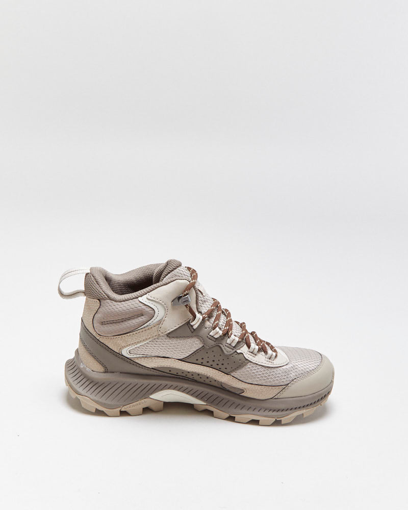 DS Merrell Women's Khaki Speed Strike 2 Gore-Tex Mid Hiking Boots - UK6