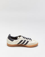 DS 2024 Adidas Samba OG Women's Cream/Neutral/Black Leather Trainers - UK6